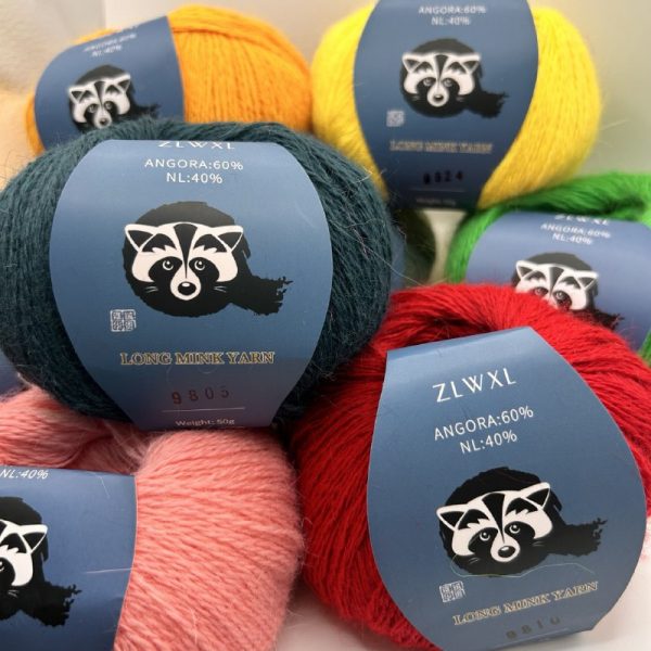 Ангора ZLWXL (60% пуха ангорского кролика, 40% нейлона), 350м/50гр