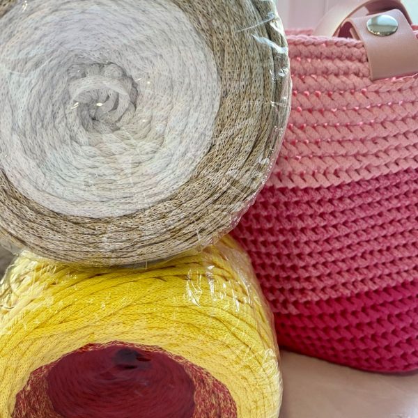 BC Yarn хлопковый шнур 3 мм (80% хлопок, 20% полиэстер), 300м/300гр