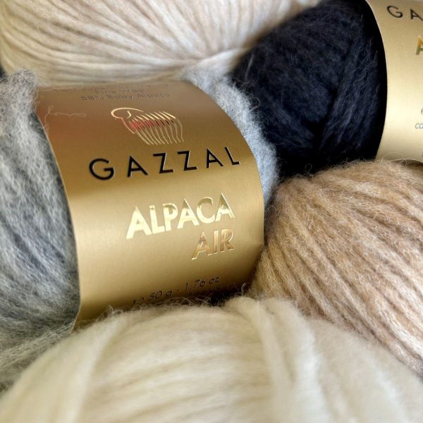 Alpaca Air (75% беби альпака, 15% мериносовая шерсть, 10% полиамид), 150м/50гр