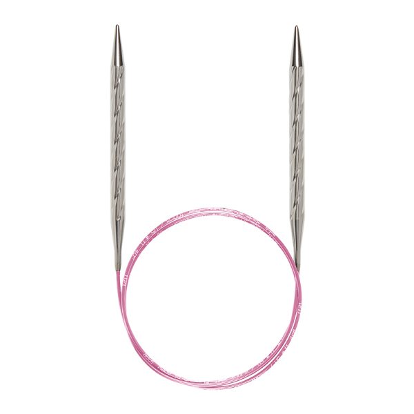 Спицы Addi Unicorn 115-7 круговые спиралевидные 3,5 мм 60 см