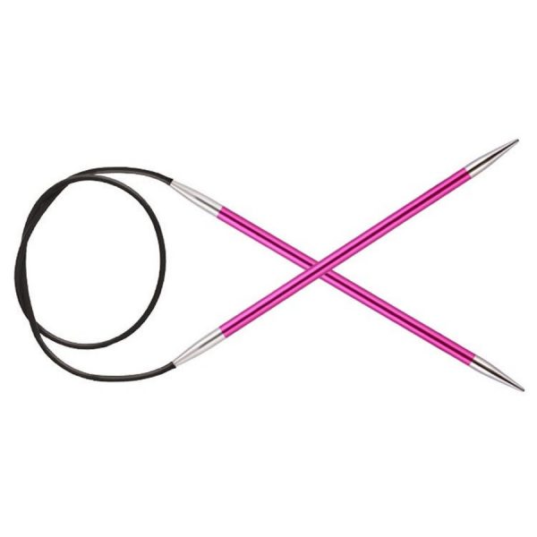 Спицы Knitpro Zing круговые 10 мм 60 см, 47108