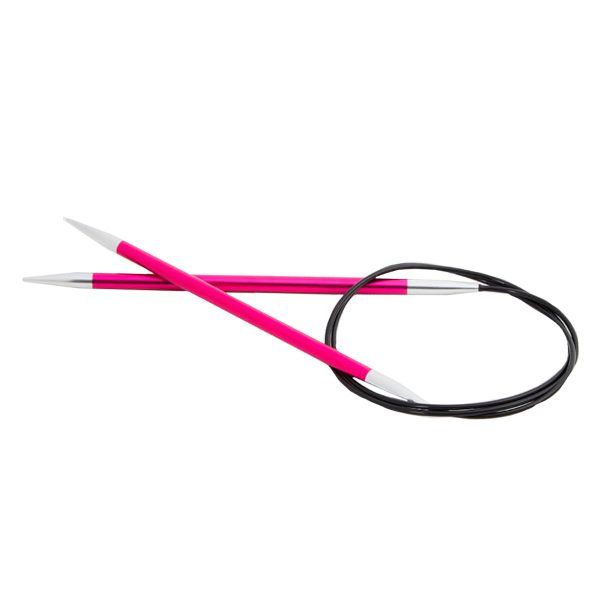 Спицы Knitpro Zing круговые 5 мм 80 см, 47131